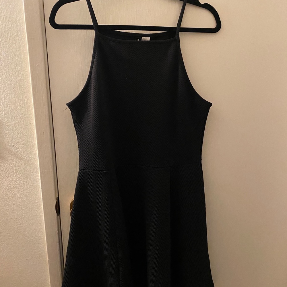 Black Thin Strap Dress